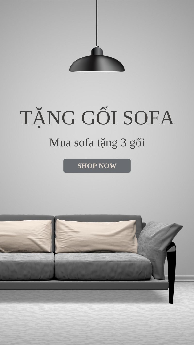 Tặng gối ôm sofa khi mua sofa da tại TOÀN PHÁT